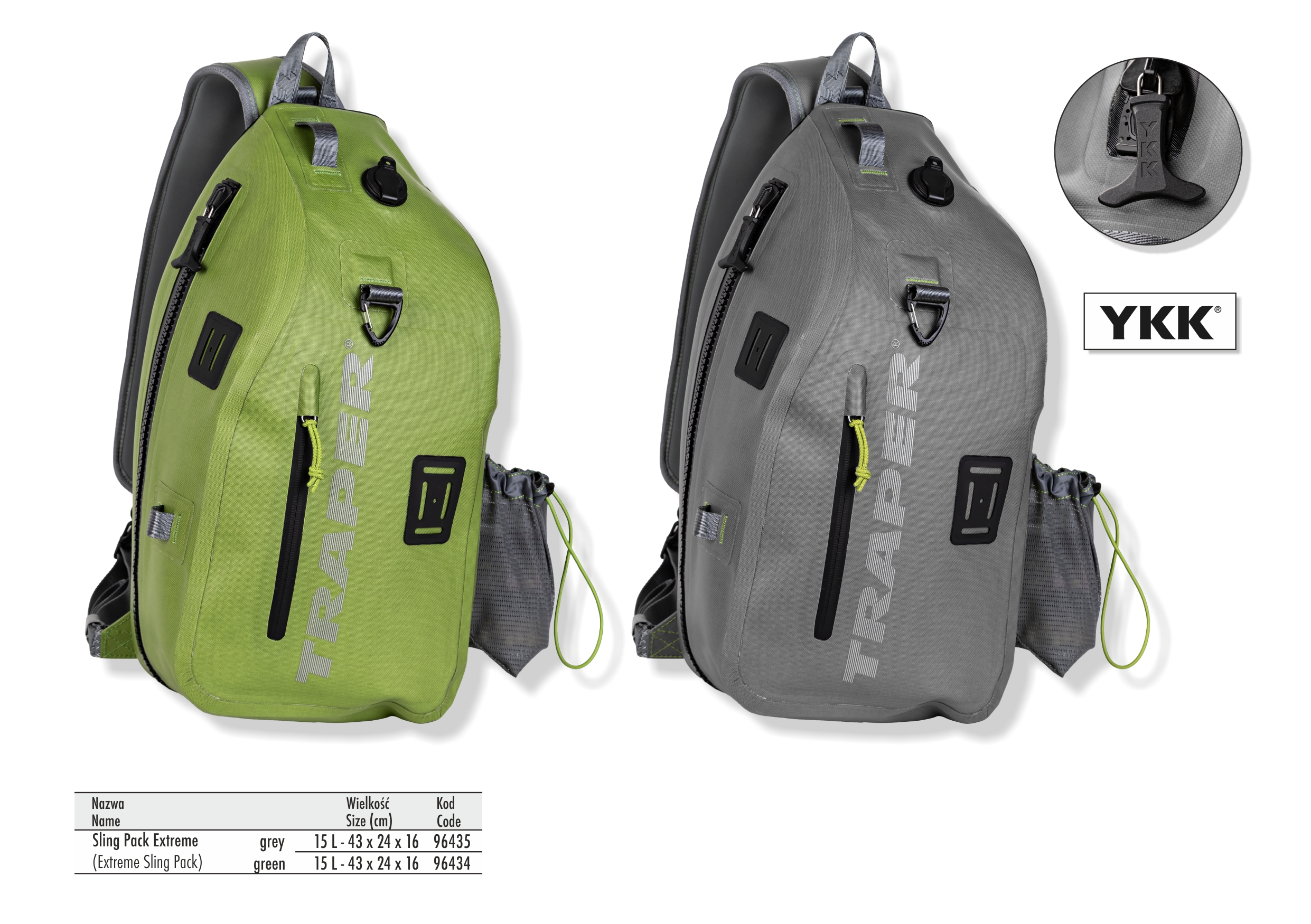 Traper Sling Pack Extreme Grey - plecak wędkarski 145_1011