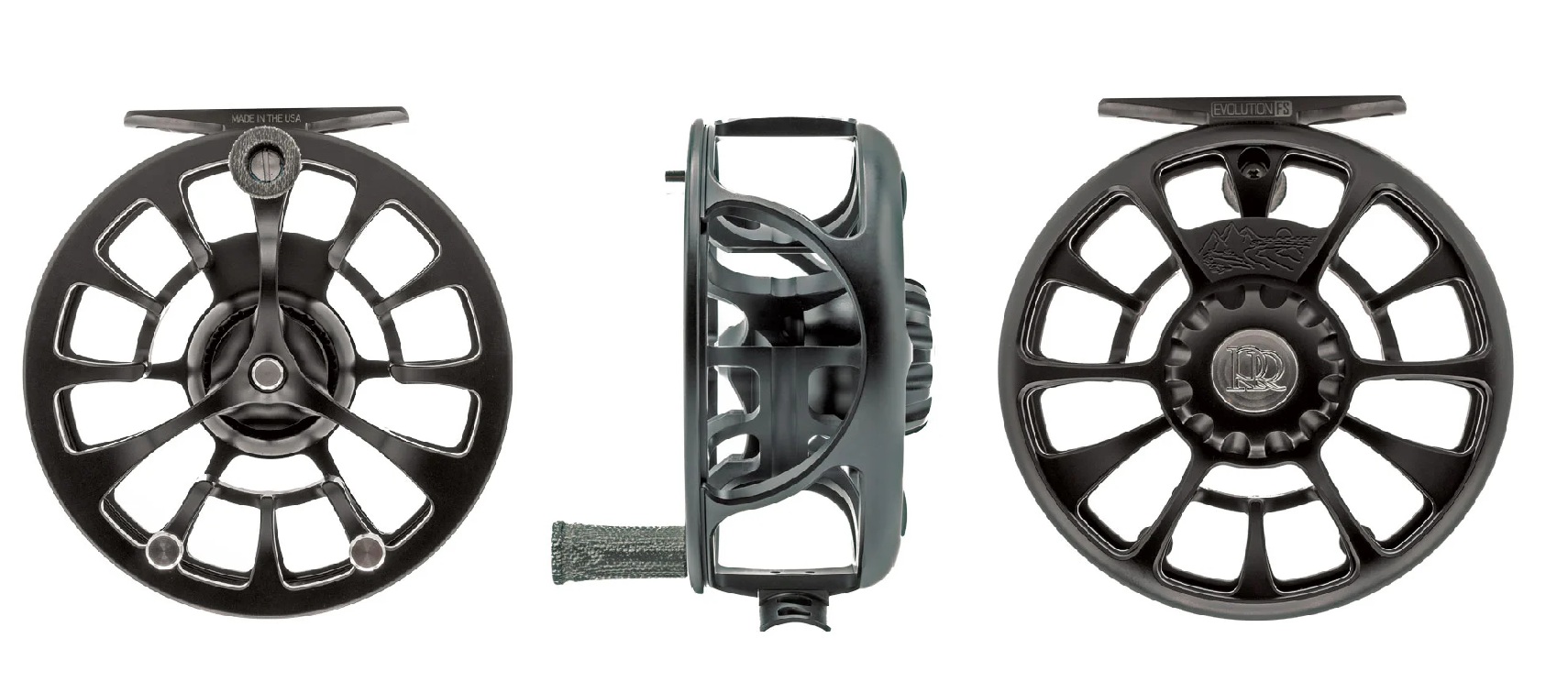 Ross Evolution FS Matte Black Reel fsblack