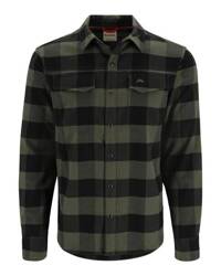 Simms Gallatin Flannel Shirt Loden Buffalo Check