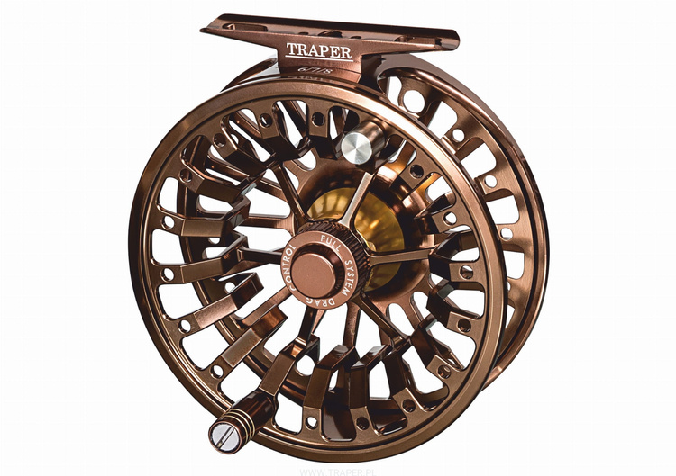 Fly reel Traper Silence Olive Bronze #6/7/8