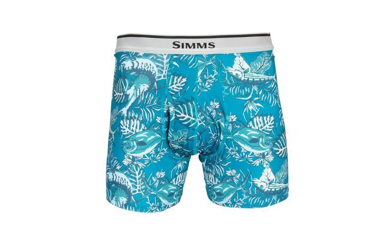 Simms Boxer Brief Slamdown Meridian S, Categories \ Fly Fishing Clothing \ Fishing  Underwear