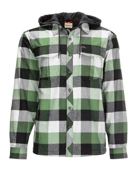 Green buffalo outlet plaid jacket