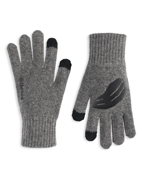 Simms Wool Full Finger Glove Steel L/XL L/XL, Categories \ Fly Fishing  Clothing \ Gloves, Socks