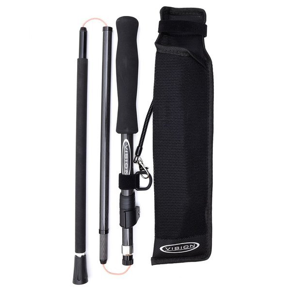 Scierra Wading Staff Stick For Fly Fishing + Pouch 