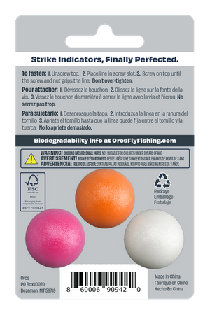 Oros Strike Indicator XS (3-pack) COW