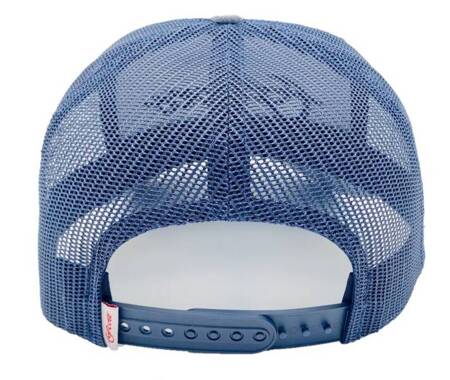 Scott Navy Blue Mesh Hat with Grey Scott Script