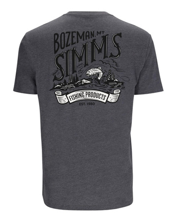 Simms Bozeman Scene T-Shirt Titanium Heather L