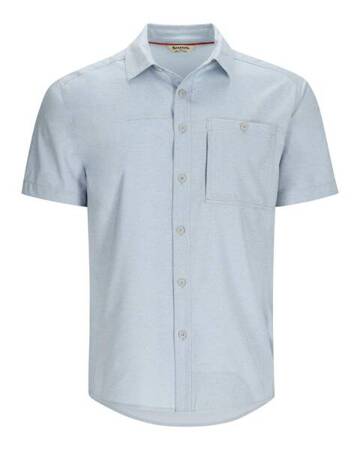 Simms Challenger SS Shirt Steel Blue 