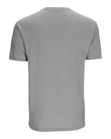 Simms Logo T-shirt Cinder Heather XXL