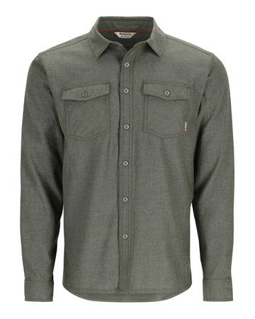 Simms Shoal Flannel Shirt Riffle Green M