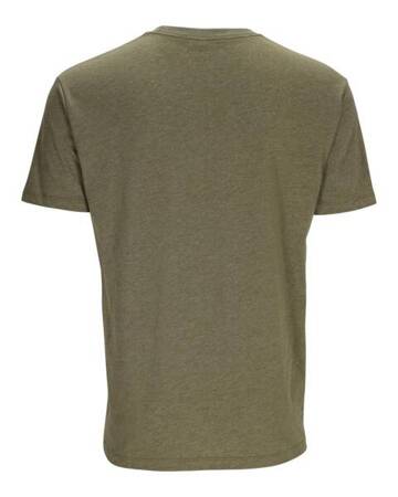 Simms Trout Outline T-Shirt Military Heather XL