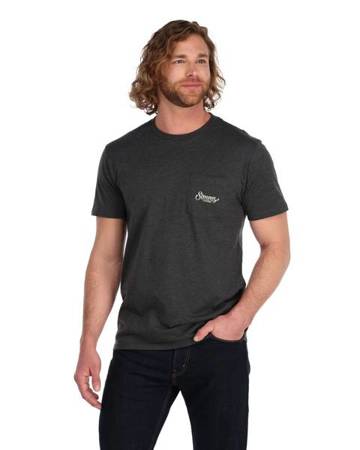 Simms Two Tone Pocket Tee Charcoal Heather 