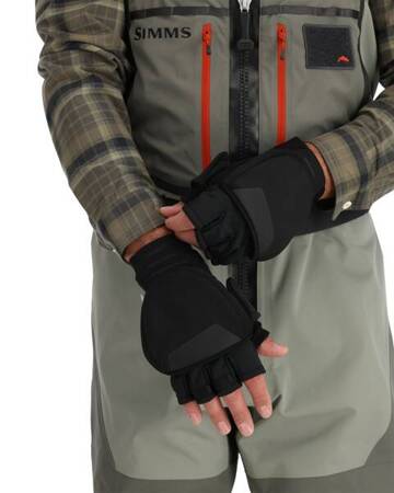 Simms Windstopper Half Finger Glove Black / XXL