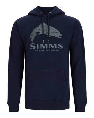 Simms Wood Trout Fill Hoody Navy L