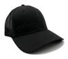 Scott All Black out Mesh Hat with Black 3d Script