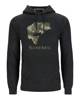 Simms Bass Fill Hoody Charcoal Heather L