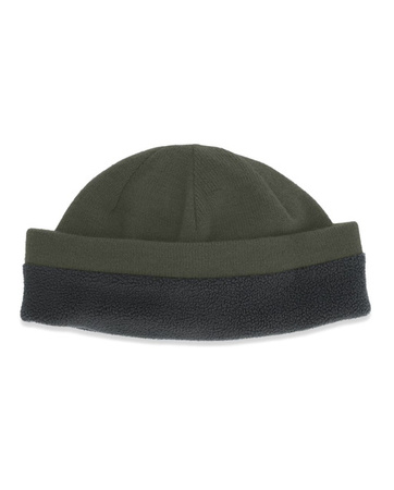 Simms Hayward Wool Beanie Dark Olive - wełniana czapka zimowa