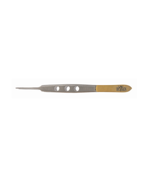 Dr. Slick Bishop Tweezer, 4″, Gold & Satin, Straight