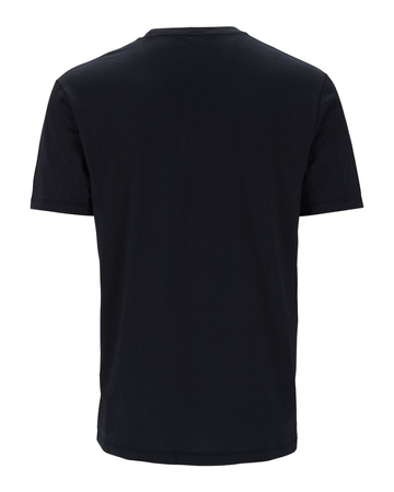 Simms Logo T-Shirt Jet Black  - koszulka wędkarska