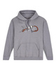 Simms Hook and Loop Hoody Grey Heather - bluza wędkarska z kapturem