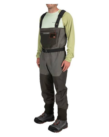 Simms G3 Guide Stockingfoot Gunmetal - wodery wędkarskie z materiału Gore-Tex Pro Shell