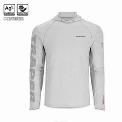 Traper Solar Pro Hood Light Grey Sweat Shirt