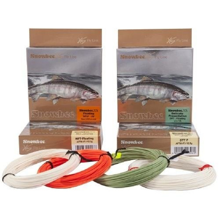 Snowbee XS FLY LINE - WF Hi-Viz Orange
