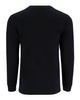 Simms Logo Shirt LS Jet Black 