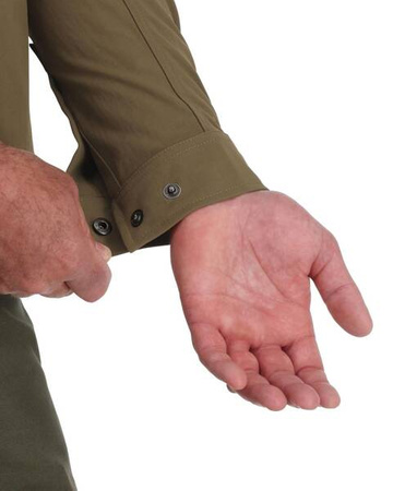 Simms Lodge Work Shirt Driftwood XL