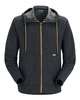 Simms Vermilion Full Zip Hoody Black Heather - bluza z kapturem bawełniana