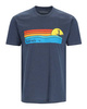 Simms Sunset T-Shirt Navy Heather 3XL