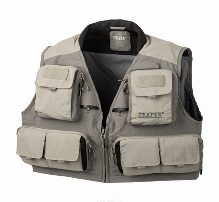 Traper Fly Vest Dakota Olive Grey 