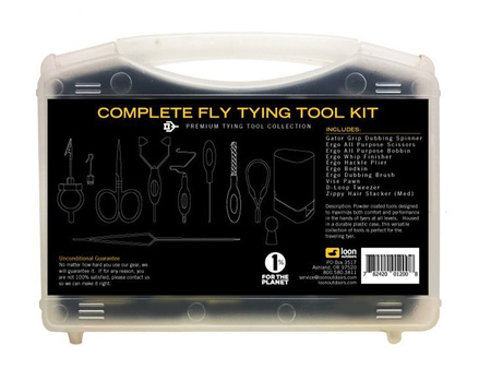 Loon Complete Fly Tying Tool Kit - Black