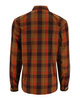 Simms Coldweather Shirt Bronzeback Logan Plaid 