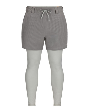 Simms Latitude BiComp Bottom Steel/Cinder - krótkie spodenki wraz z leginsami z ochroną UV