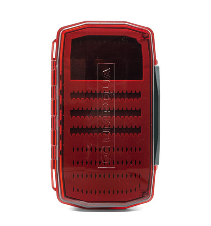Umpqua UPG Silicone Walkabout Water Proof - Large Claret - pudełko muchowe