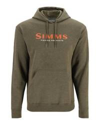 Simms Logo Hoody Military Heather