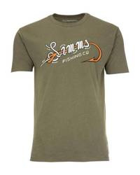 Simms Special Knot T-Shirt Military Heather 3XL