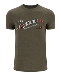 Simms Hook & Loop T-Shirt Military Heather