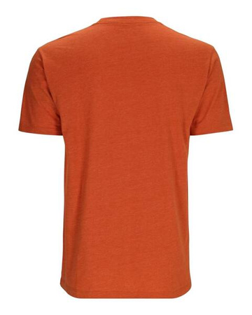 Simms Fly Patch T-Shirt Adobe Heather - koszulka wędkarska