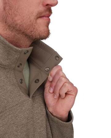 Simms Harbour Sweater Sturgeon Heather - sweter wędkarski