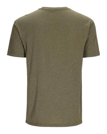 Simms Logo T-shirt RC Dark Clover/Military Heather XL