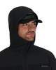 Simms Confluence Hoody Black - bluza polarowa z kapturem