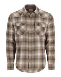 Simms Santee Flannel Shirt Bayleaf/Sunglow Pane Ombre