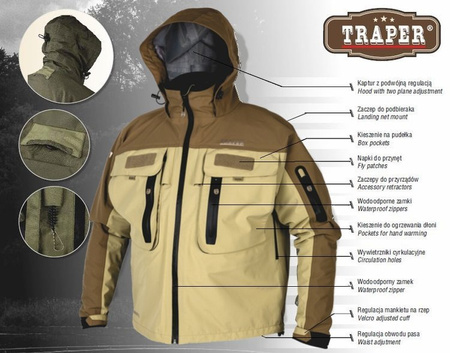 Traper Creek Beige jacket XL