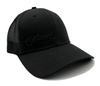 Scott All Black out Mesh Hat with Black 3d Script