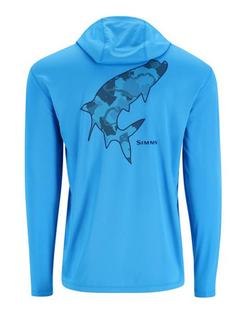 Simms Tech Hoody - Artist Series Steel/Trout DripSeaport/Tarpon RC Nightfall XXL