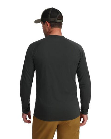 Simms Lightweight Baselayer Top Carbon - bielizna termoaktywna - koszulka z długim rękawem