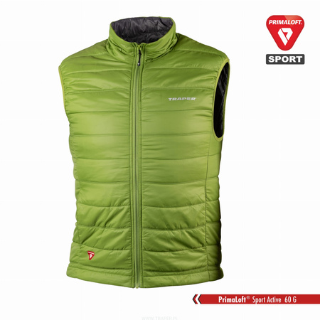 Traper Active Primaloft Kiwi - kamizelka wędkarska z izolacją 