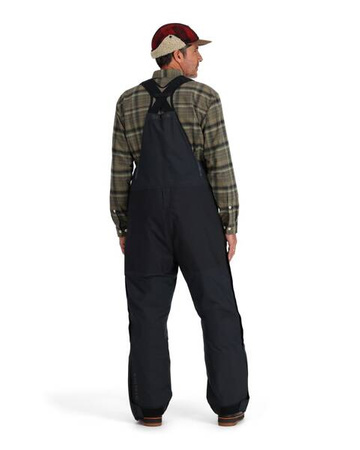 Simms Challenger Insulated Bib Black - ocieplane spodnie wędkarskie z membraną